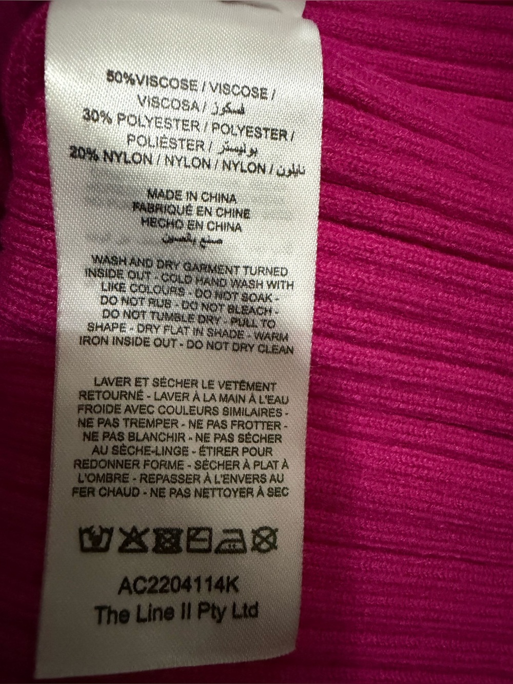 ACLER Windsor Dress Flamingo Pink Size 6 - Picture 8 of 9
